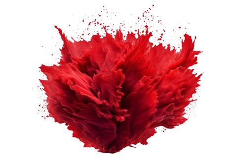 Red smoke, Blast color effect in png 23495028 PNG