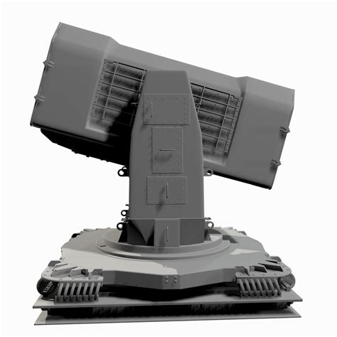 3d model missile launcher