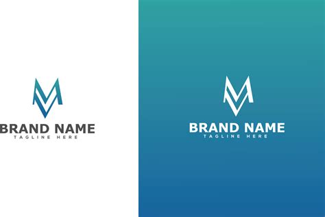 MV Logo Design Template Vector Graphic Branding Element 10814383 Vector ...