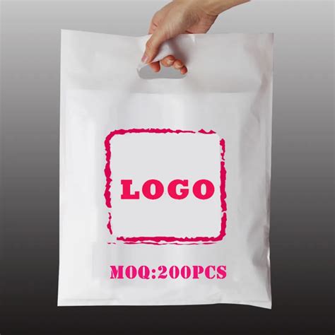 W30*H40cm(11.8' *15.7') 200PCS plastic bags with logo /garment bags print logo bags/custom logo ...