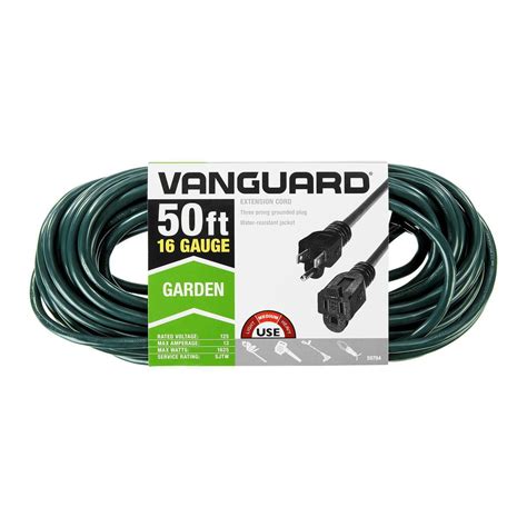 50 ft. x 16/3 Gauge Indoor/Outdoor Extension Cord, Green