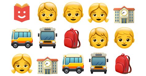 🚌🎓👦👧 School bus Emojis Collection 🧒👦👧🏫🚌🚍🎒 — Copy & Paste!