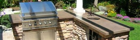 Cast Concrete Outdoor Kitchen Countertops – Things In The Kitchen