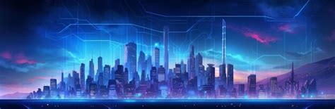 Premium AI Image | Illustrate a futuristic city skyline with sleek skyscraper