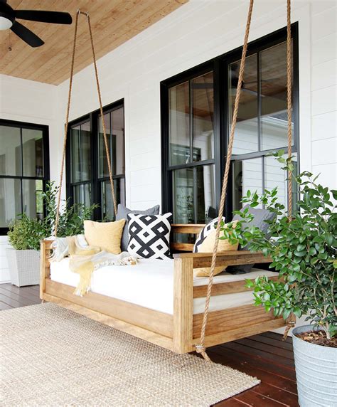 12 Porch Swing Plans: How To Build and Hang a Porch Swing | Home Stories A to Z