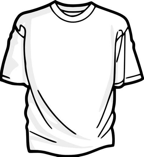 OnlineLabels Clip Art - Blank T-Shirt