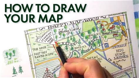 How To Draw A Simple Map - Waypush7