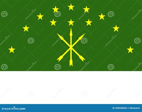 Glossy Glass Circassian Flag Stock Illustration - Illustration of liberation, equal: 208668066