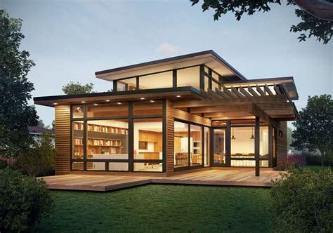 Axiom smart prefab house | Prefabricated houses, Modern prefab homes, Modular homes