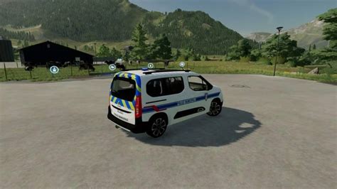 FS22 CITROËN BERLINGO XTR POLICE MUNICIPALE V1.0.0.0 • Farming ...