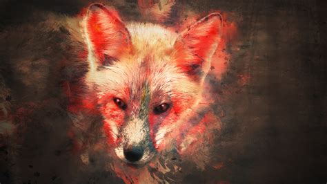 Wallpaper Fox Art - WallpaperSafari