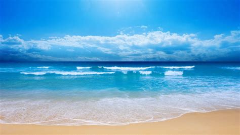 Blue Sky Beach Wallpapers - Top Free Blue Sky Beach Backgrounds ...