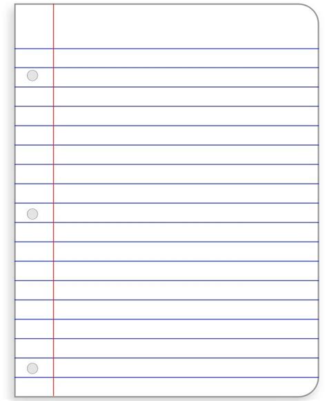 Notebook Paper Template For Word - Tisnyi.com | Seni