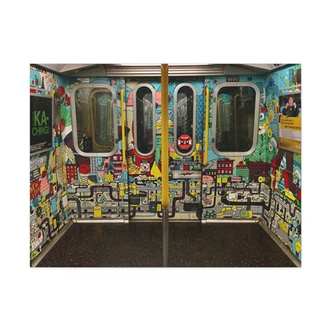 NYC Subway Subway Art Metro New York City Mass Transit MTA Public Transportation Underground ...