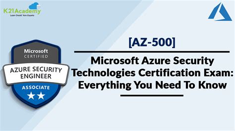 Exam AZ-500: Microsoft Azure Security Technologies