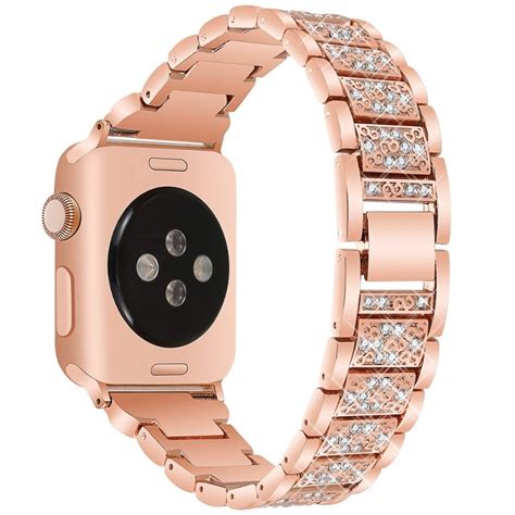 For Apple Watch band 38mm 42mm women Diamonds Bands for Apple Watch series 3 2 1 iWatch bracelet ...