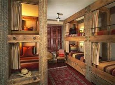 Pin by Nellie's House on Cabin Retreat | Rustic bunk beds, Bunk house, Home