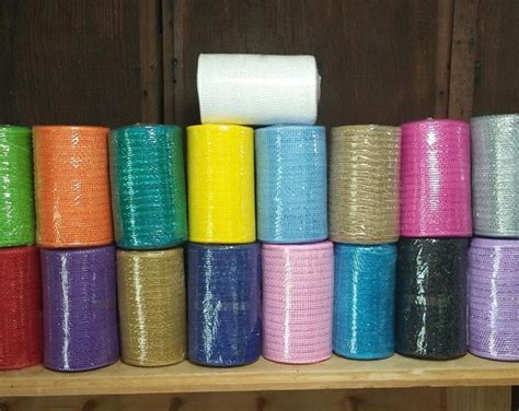 Deco Mesh Ribbon Rolls - Etsy