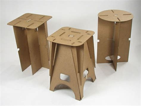 Cardboard furniture – 60 examples that you can make yourself