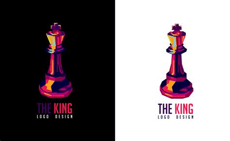 KING CHESS LOGO VECTOR Graphic by AP · Creative Fabrica