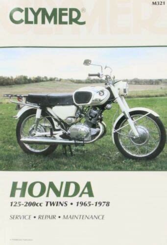 Honda CD125 CA160 CB160 CL160 CA175 CD175 Clymer Repair Service Shop Manual M321 | eBay