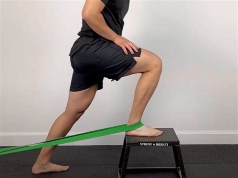 Elevated Banded Ankle Dorsiflexion — Rehab Hero