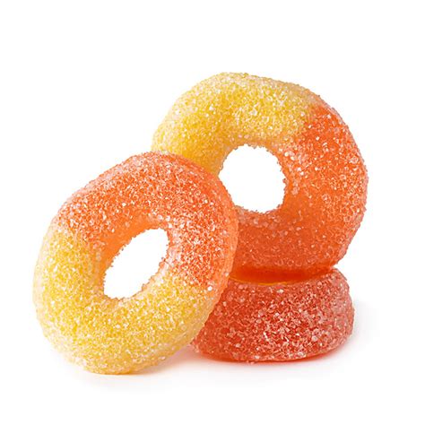 Clever Candy Gummy Peach Rings | Nassau Candy