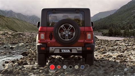 New Mahindra Thar Colour Options [6 Colours - All Angles] - Maxabout News