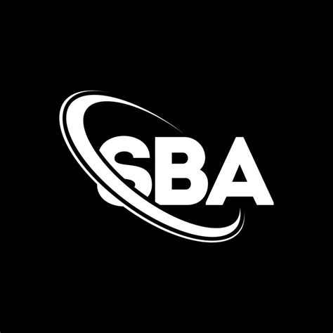 SBA logo. SBA letter. SBA letter logo design. Initials SBA logo linked with circle and uppercase ...