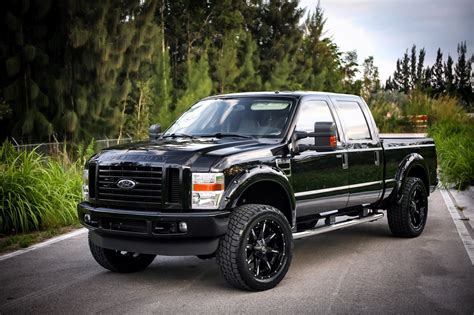 Black On Black - Bold F250 Super Duty Sitting on Black Fuel Wheels — CARiD.com Gallery