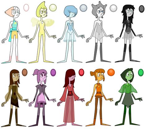 Steven universe: Pearl colors by vahi125 on DeviantArt