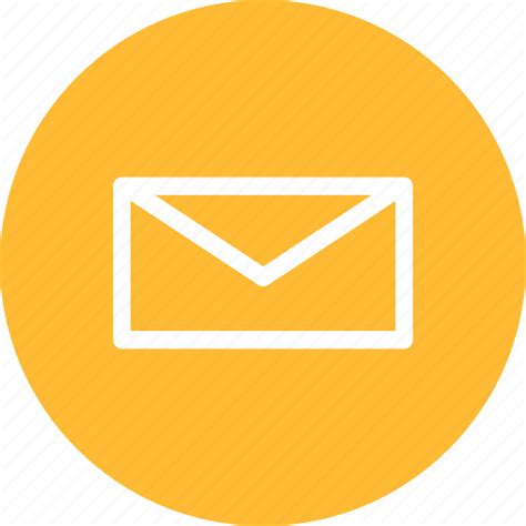 Circle, email, letter, mail, message, messages, yellow icon - Download on Iconfinder