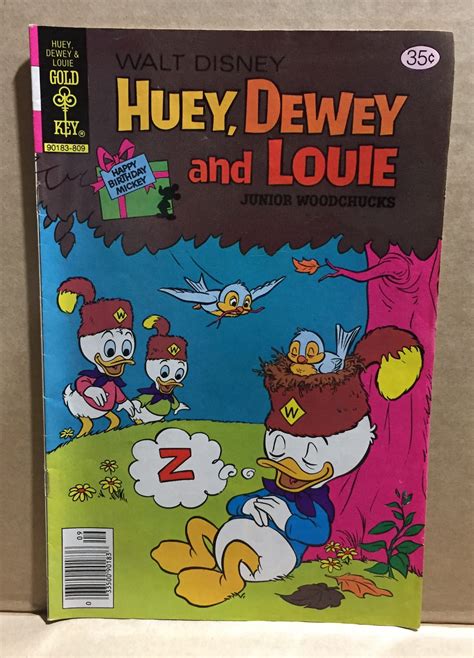 COMIC BOOK - WALT DISNEY HUEY DEWEY LOUIE 809 - X Marks The Shop