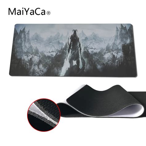 MaiYaCa Simple design Mouse Pad pad Overlock Edge Big Gaming mouse Pad ...