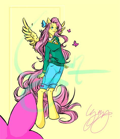 Fanart of Fluttershy by TealEasel on DeviantArt