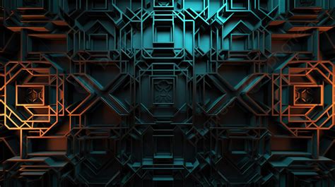 Geometric 3d Abstract Background Hd, 3d Rendering Geometry Background ...