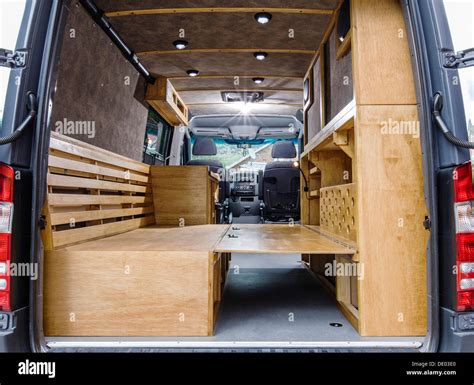 Interior view of Mercedes-Benz Sprinter Cargo Van 2500, being ...