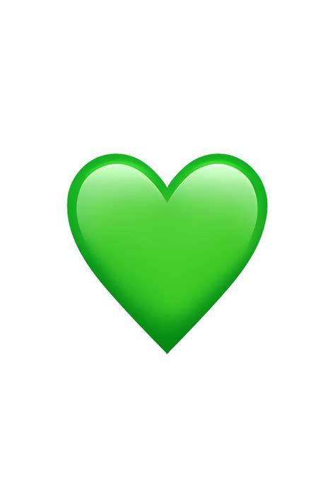 💚 Green Heart Emoji | Green heart emoji meaning, Heart emoji, Ios emoji