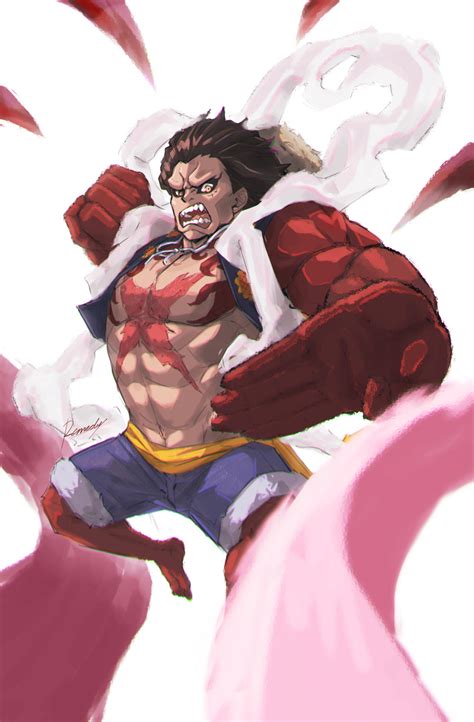 [FANART] Luffy GEAR [4] Boundman by Remedygallery on DeviantArt