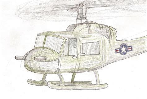 Huey Helicopter Drawing at PaintingValley.com | Explore collection of Huey Helicopter Drawing