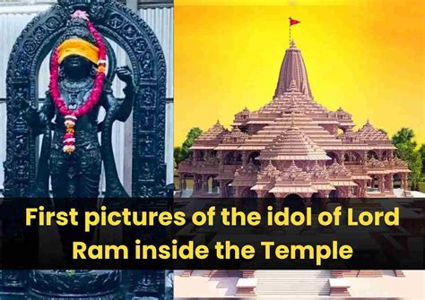 Ayodhya Ram Mandir: First pictures of the idol of Lord Ram inside the Sanctum Sanctorum of the ...