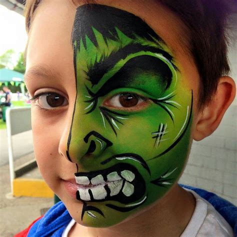 Hulk Face Paint