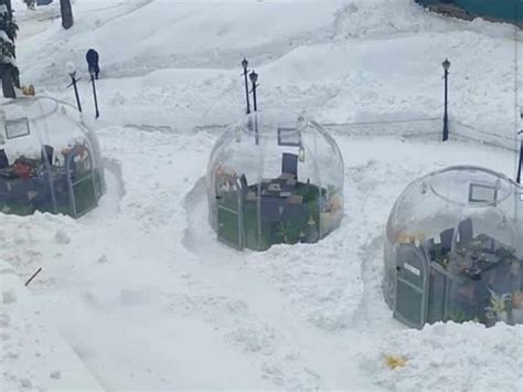 India's first glass igloo restaurant in J-K's Gulmarg