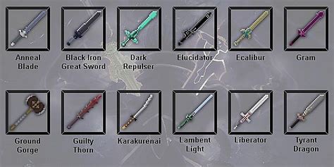 Sword Art Online Sword Pack [fully customisable] Minecraft Texture Pack