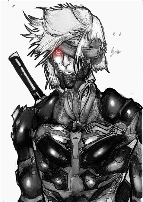 Raiden MGR - Inktober Day 24/25 by ScarecrowofQC on DeviantArt