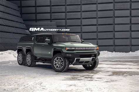 We Render A 6x6 GMC Hummer EV SUV