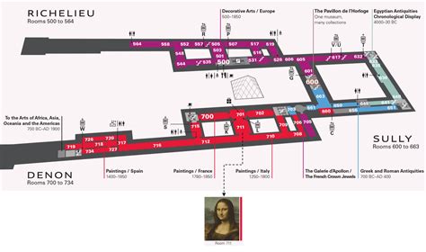 Louvre Floor Plan Mona Lisa | Floor Roma