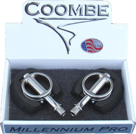 COOMBE MILLENNIUM PRO - HIGH PERFORMANCE - LOW PROFILE - LIGHT WEIGHT - CLIPLESS BICYCLE PEDALS ...