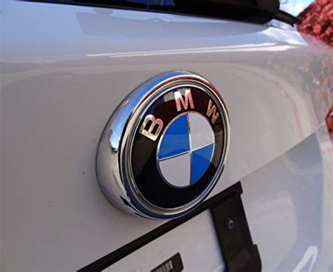 74mm BMW Emblem, 2 Pin Replacement Badge Hood or Trunk Logo Fit for BMW 3-Series, 5-Series, 6 ...