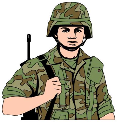 Cartoon Army Soldier N2 free image download